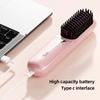 Cordless Hair Straightening Comb Heated Negative Ions Quick Heating Hair Straightener Brush for All Hair Types