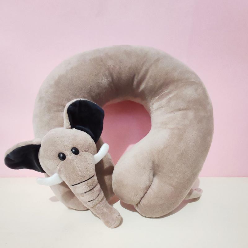 

Мультяшна подушка для подорожей у формі літери U для офісу, автомобіля та літака 30x30 cm, 264g