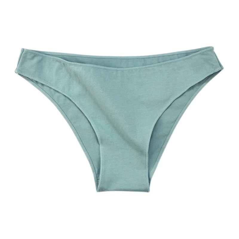 Women Half Hip Low Waist Cotton Panties Simple and Comfortable Briefs