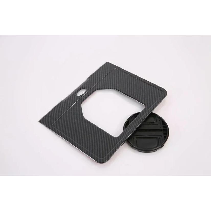 For Range Rover Evoque L551   Car Accessories Carbon Fiber Style Gear Shift Panel Center Console Cover Trim Frame