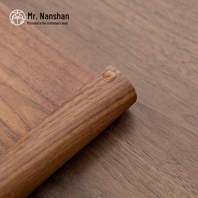 Nanshan Walnut Wood Scroll Dry Tea Tray
