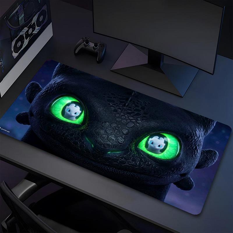 Dragon Eyes Xl Gaming Mouse Pad Nonslip Rubber Base Stitched Edge Waterproof Desk Mat For Pc Laptop Gamer Office Computer Accessories C929910