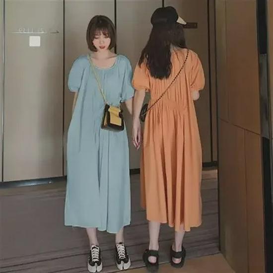 2023 Loose-Fit Maternity Cotton & Linen Skirt for Spring/Summer