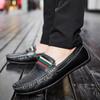 Large Size Winter Fur Loafers Shoes For Men Leather Man Casual Moccasins Mens Driving Shoes Slip On Flats