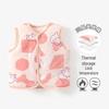 Jingqi Baby Gesteppte Baumwollweste für Säuglinge - Ärmellos, Warme Herbst-/Winterjacke für Neugeborene