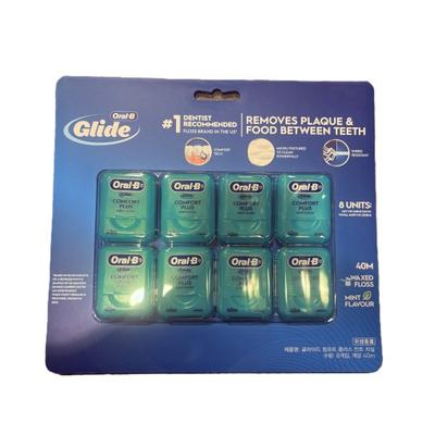 Oral-B Glide Dental Floss Mint 40M X 8 Pack