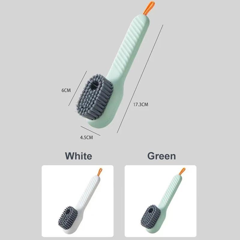 Household Soft Bristled Liquid Shoe Brush Special for Shoe Washing Long Handle Shoe Brush Clothing Brush Deep Cleaning Tools