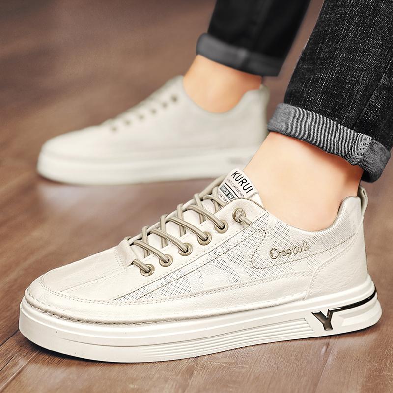 Menn Mote Fritid Lav Topp Skateboardsko Gutter Komfortable Sneakers Mannlige Studenter Trendende Myk Såle Klassisk Pustende Gym Sklisikker