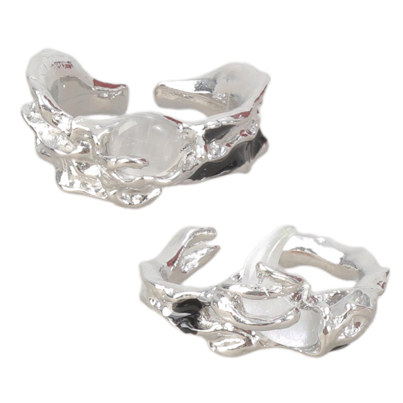 

Элегантные кольца с дизайном Солнца и Луны, регулируемые открытые кольца, ювелирные изделия для пар, символизирующие вечную любовь и преданность.