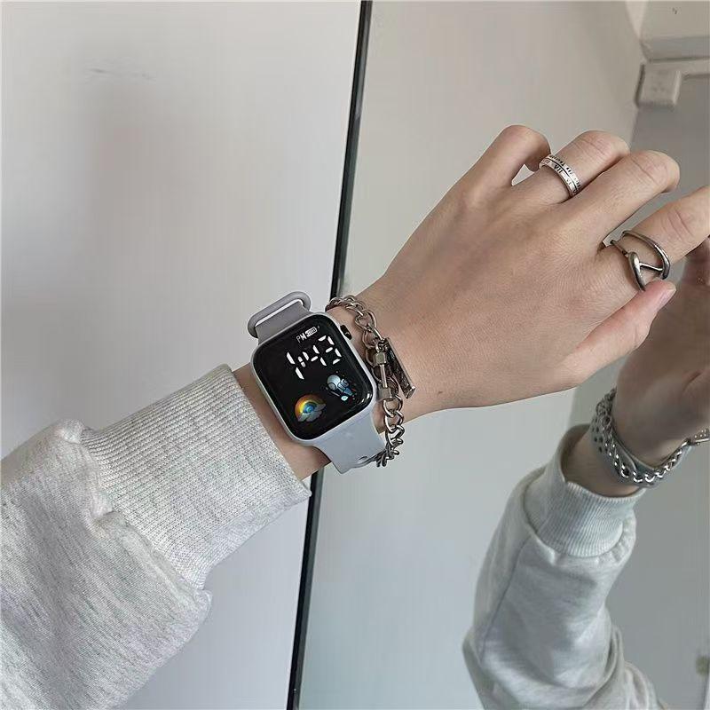 Elektronische Uhr, Einfache Ein-Knopf-Uhr, Schüleruhr