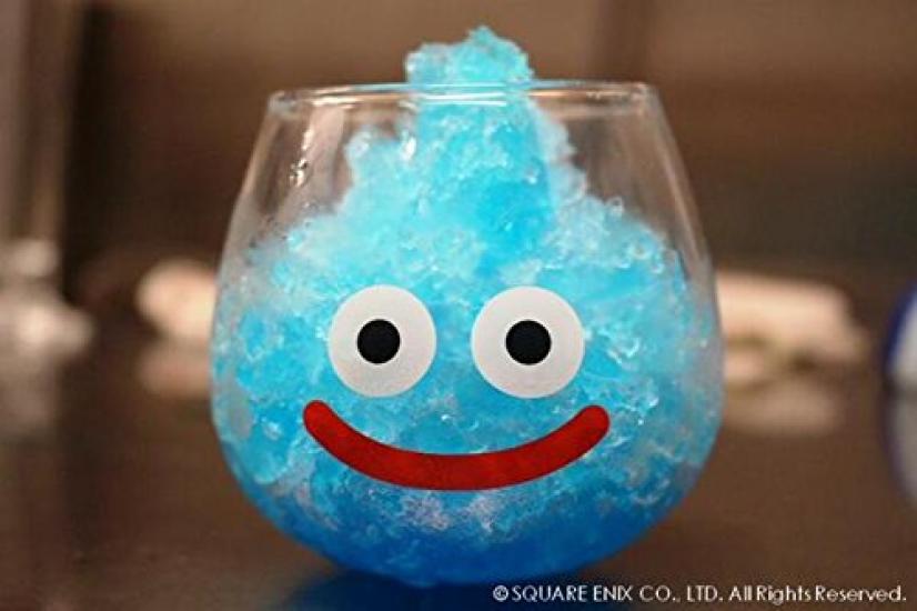 Dragon Quest Smile Slime Swinging Glass