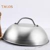 Cheese Melting Dome Round Basting Cover with Handle Heat-Resistant Rustproof Heavy-Duty Steam Basting Cover Pot Lid