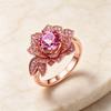 New Fashionable Floral Ring, a Unique and Stylish Design for Women Ins Trendy Minimalist Jewelry