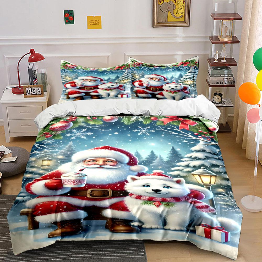 Frosty festive wonderland Bedding sets Duvet cover sets Duvet covers Pillowcases(1*Duvet Cover 2*Pillowcases without duvet insert)