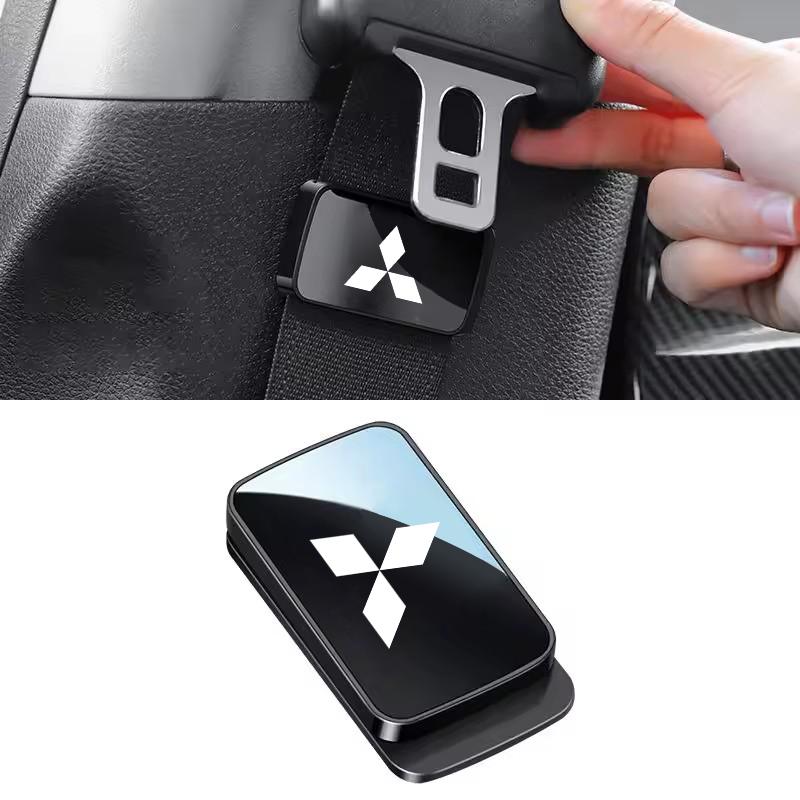 Magnetic Attract Car Seat Belt Holder Stabilizer Fastener for Mitsubishi Lancer EX Outlander Eclipse Pajero ASX Ralliart EVO EQ1