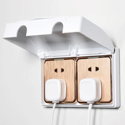 Baby Safety Outlet Cover Electric Plug Protector Waterproof Simple Installation Baby Proofing Double Socket Cover