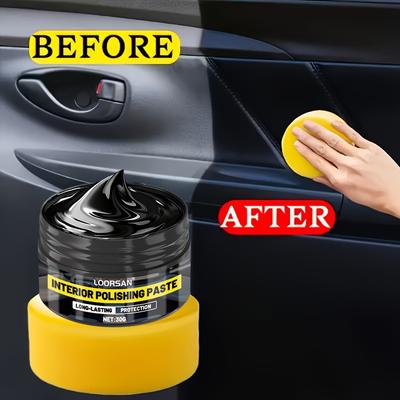 All-in-One Car & RV Interior Polish & Protectant Kit - Long-Lasting Gloss Repair Cream for Plastic,, Vinyl, Tires, Dashboard, Tr