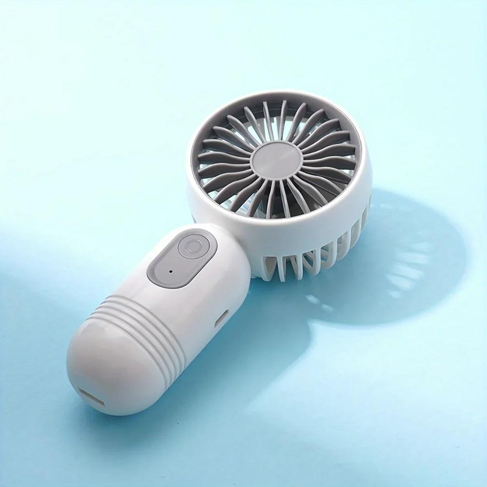 Low Noise Handheld Fan Mini Pocket Fan Household USB Rechargeable Fan  Camping