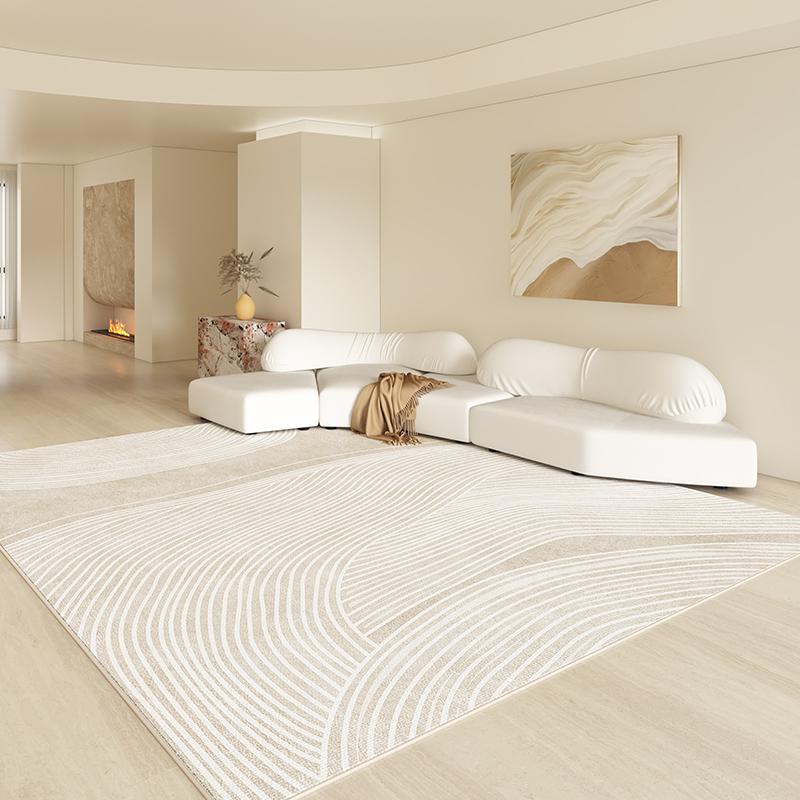 Modern Style Living Room Decoration Line Carpet Large Area Rugs for Bedroom Washable Lounge Soft Rug Anti-slip Bedside Floor Mat