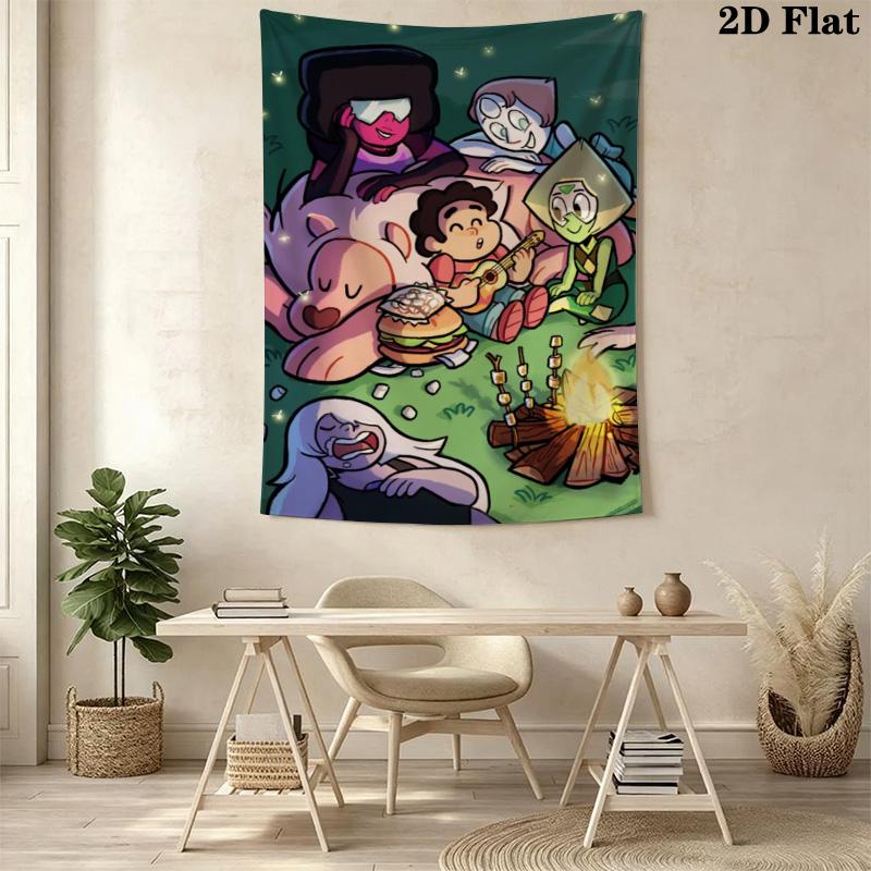 Steven Universe Pattern Home Decor Tapestry, Wall Hanging, Decorative RV Wall Cloth.XGT0914496