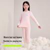 Youkeshu Girls' 100% Cotton Thermal Underwear Set
