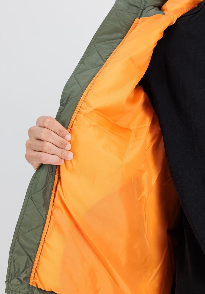 Зимняя куртка Alpha Industries Hooded Puffer Vest (118110) sage green