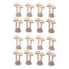 16PCS Mushroom Iron On Patch DIY Embroidered Mushroom Stickers Sew On Patches for Clothing Dress Hat Plant Decoration