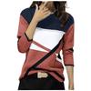 Womens Tops Dressy Casual Round-Neck Long Sleeve Shirts Print Casual Tunic Blouses Tops