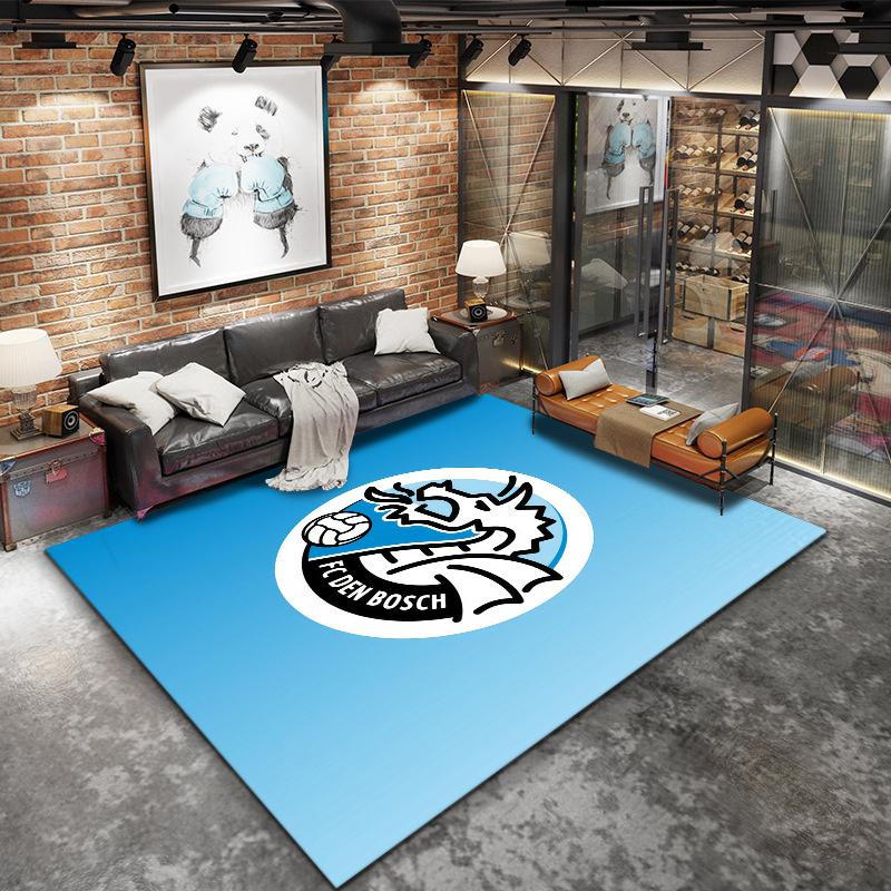 Fc Den Bosch Carpet Rug for Living Room Bedroom Home Sofa Decoration,Kids play Nonslip Floor Mat