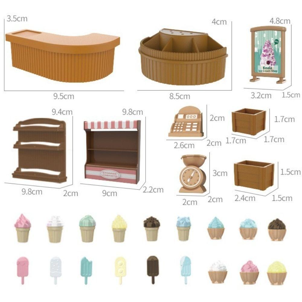 DIY Simulation Furniture Multi Style Micro Model Cartoon Miniature Furniture  Kids