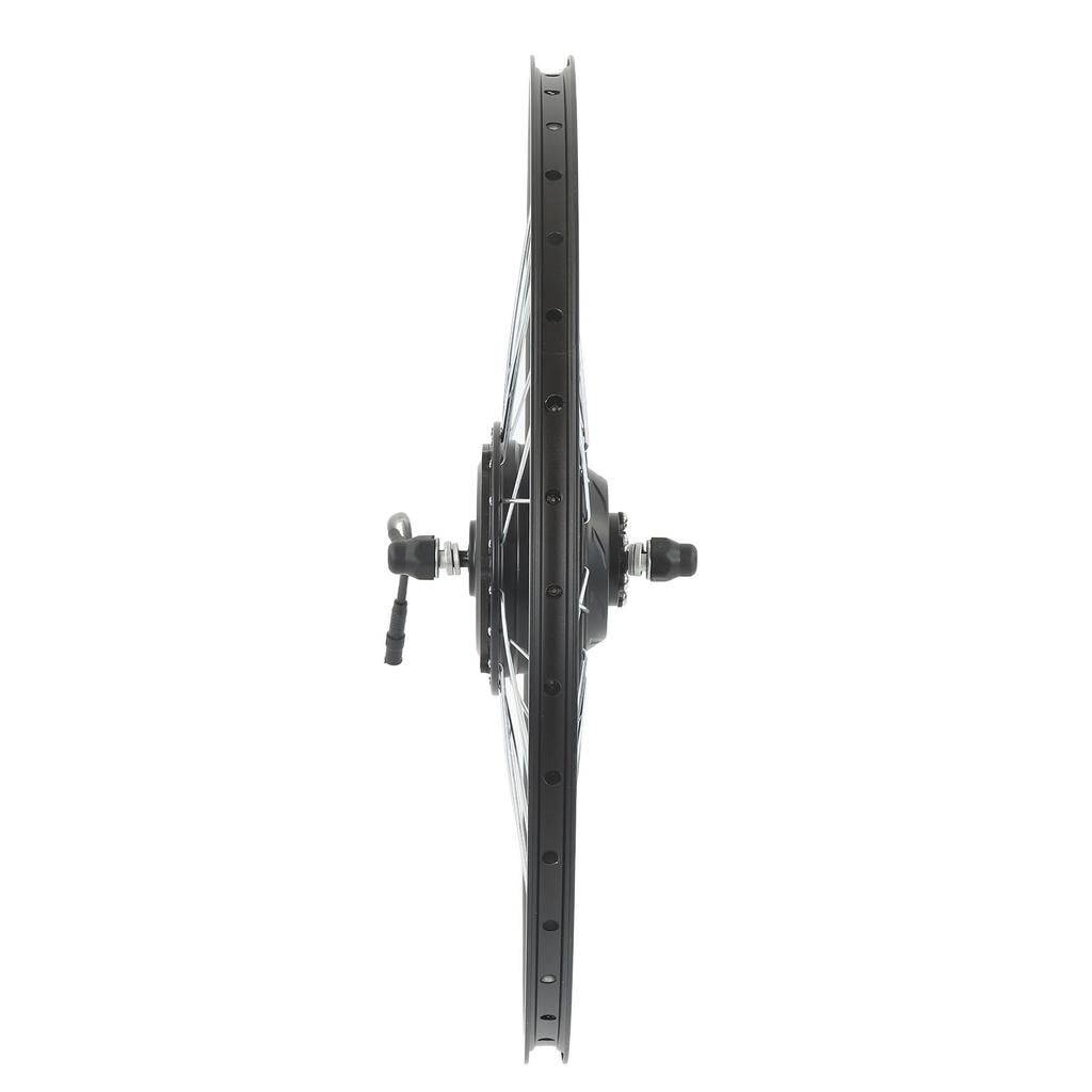36V 500W Bike Motor Wheel Kit Bike Modified Brushless Toothed Motor Kit Front Drive Kit with LCD3 Panel Configuration