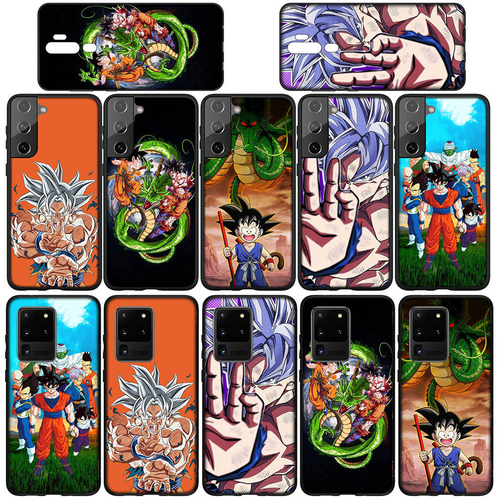 Case for Samsung Galaxy S25 S24 S23 iPhone 16 15 Xiaomi Redmi Note 14 13 12 16E 11 Pro Max XR OPPO Moto Huawei Anime Dragon Ball Goku DragonBall Cover