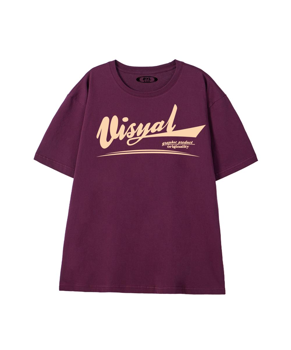 Biel Packaging Logo Short-Sleeve T-Shirt Wine M