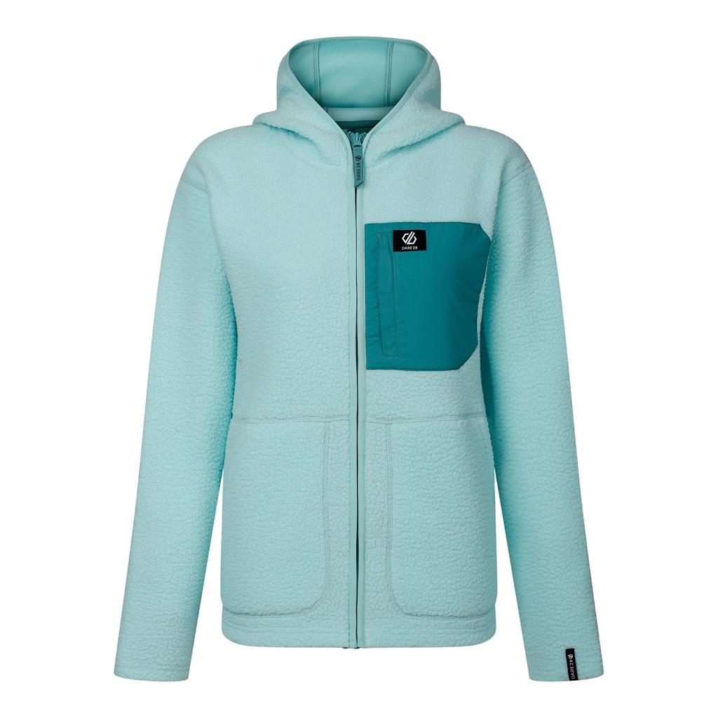Womens/Ladies Firn Borg Hooded Fleece
