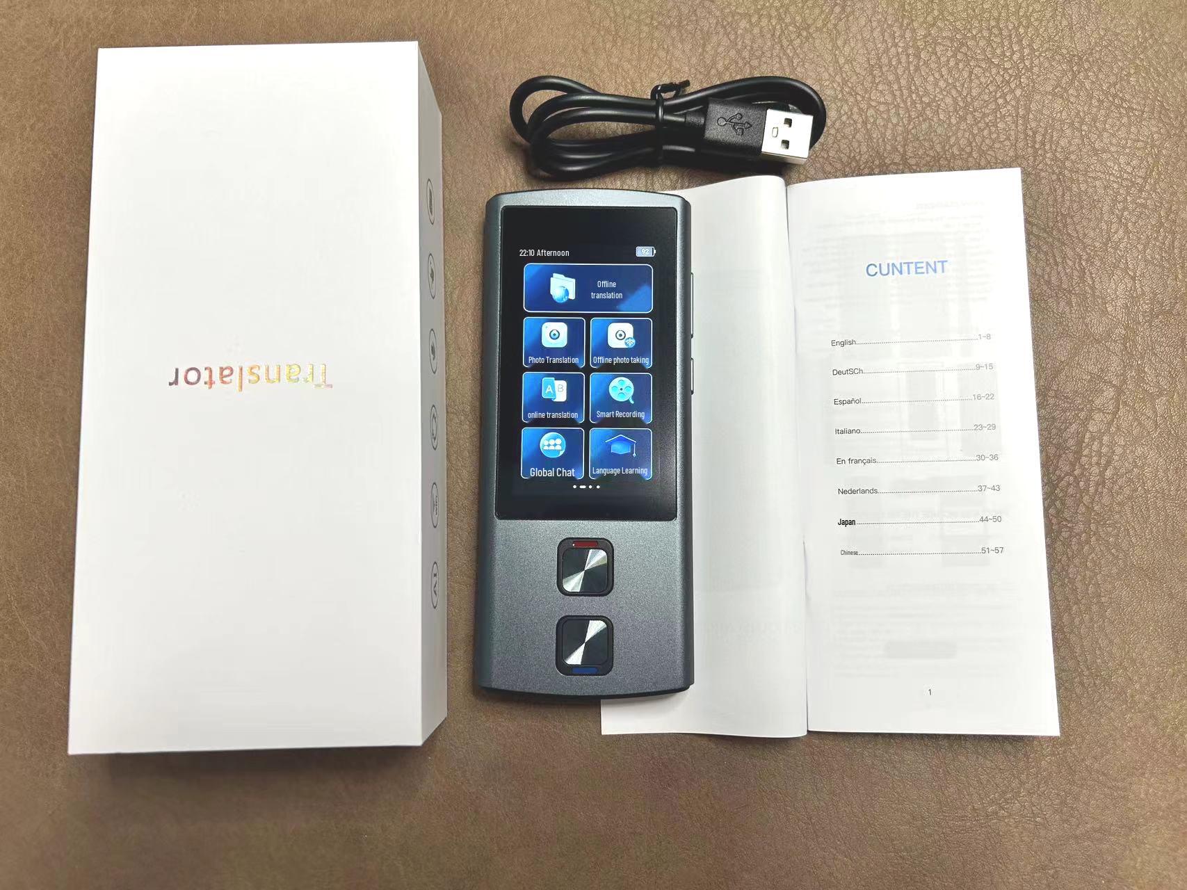 

Multi-language Smart Voice Translator Pen - Offline Translation for Arabic, Vietnamese, Russian