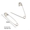 Large Stainless Steel Safety Pin Brooch for Scarves, Sweaters, and Shawls – DIY Clothing Accessory