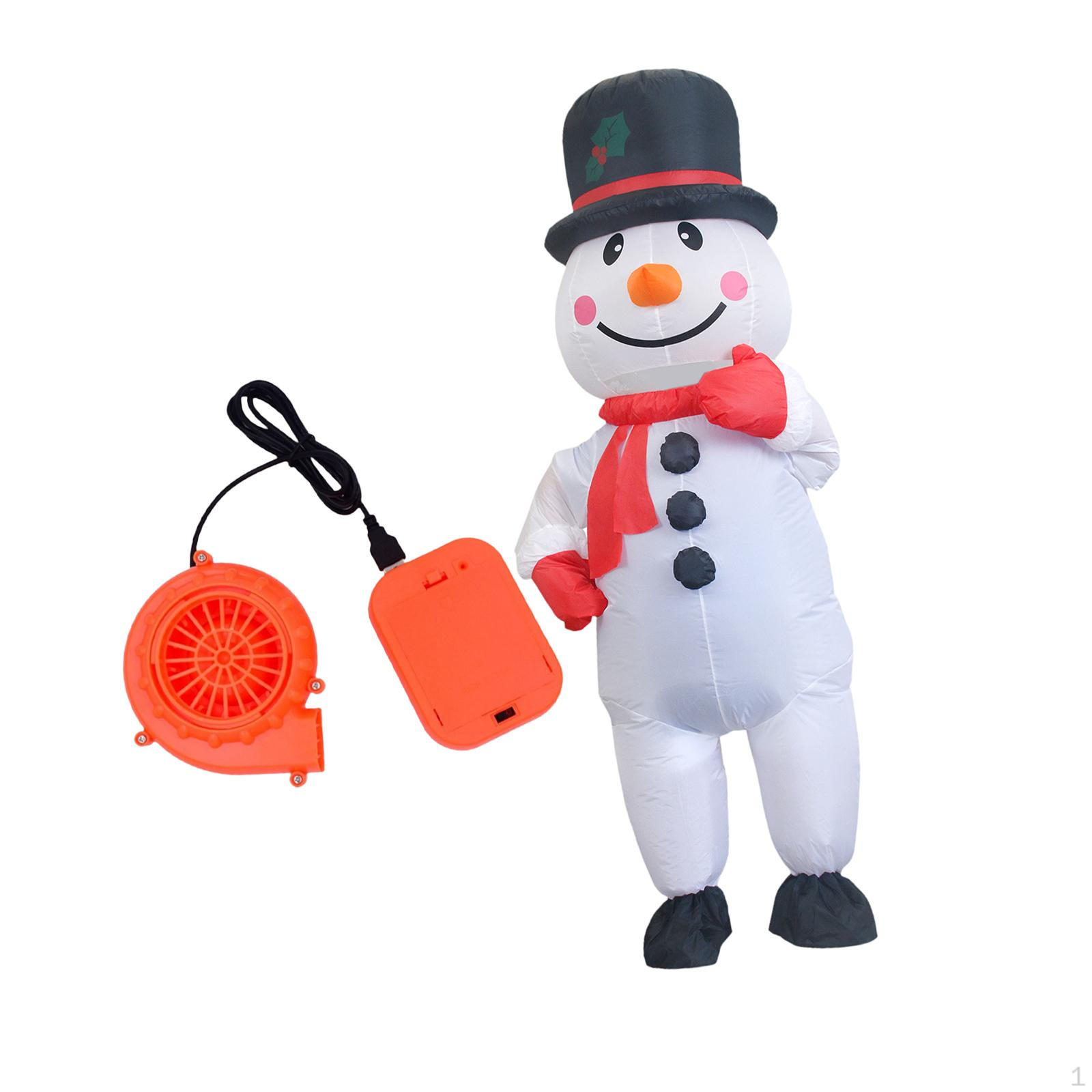 Inflatable Snowman Costume Christmas M