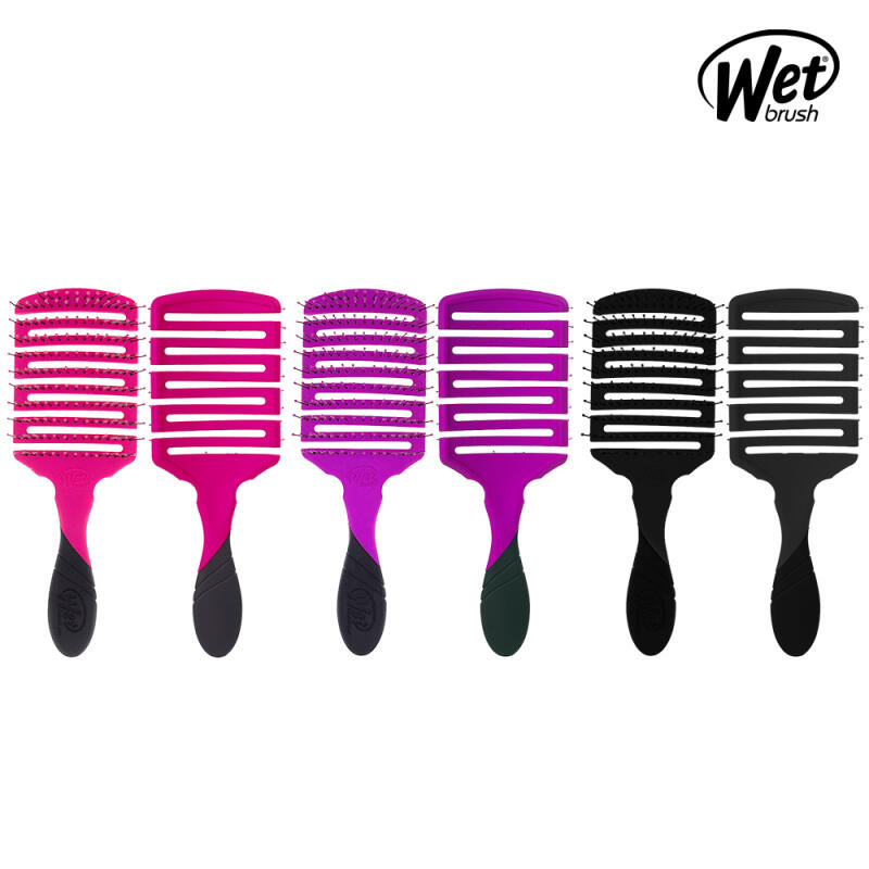 Hairbrush Pro Flex Dry Paddle Dry Comb Purple