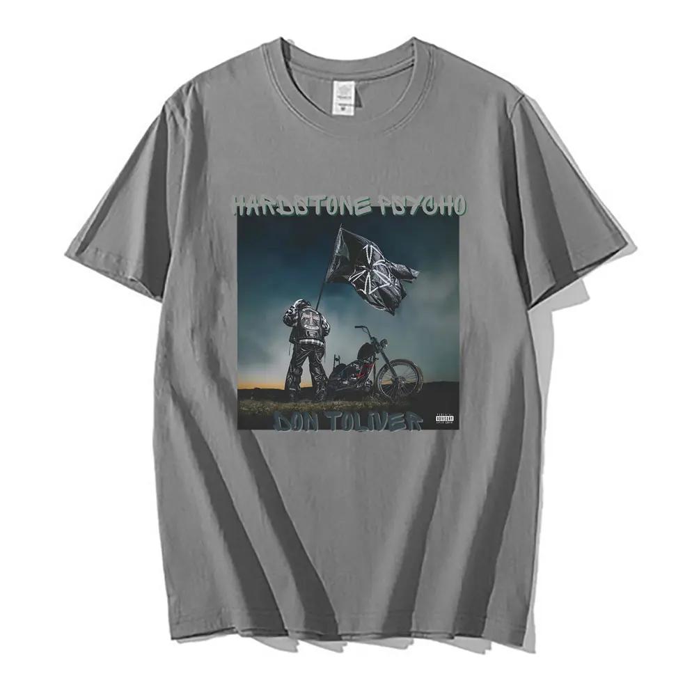 Rapper Don Toliver Tričko Hardstone Psycho Hudební Album Trička Unisex Dámská Hip Hop Oversized Trička Unisex Vintage Streetwear