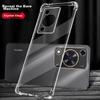 Huawei Enjoy 70/70S/70M Universal, Shockproof Phone Case with Four Corners, Full Protection Airbag Transparent Soft TPU - Transparent White