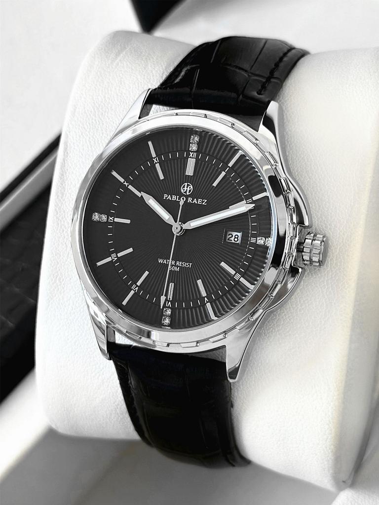 CQ337 Lässige Herrenarmbanduhr mit schleichender Sekunde, wasserdichtem Kalender, Quarzuhr, modische Uhr, Geschenkuhren für Männer