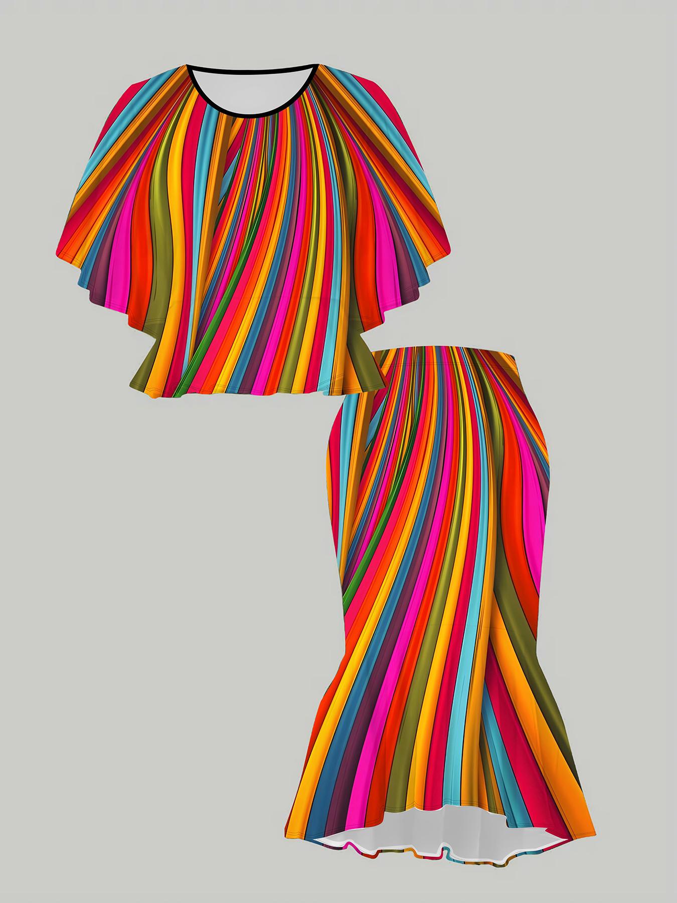 

Женский принт «Классический тотем», напечатанный на 3D-принтере, модный, большого размера, элегантный, универсальный для всех сезонов. Футболка, Юбка и Комплект 6XL оранжевый