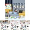 Colorful Kids Kitchen Toy Set With Realistic Cooking Features For Boys And Girls