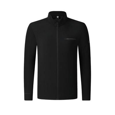 Σειρά Fitness Μπουφάν Αθλητικό Casual Μακρυμάνικο με Όρθιο Κολάρο Ανδρικό Μπουφάν Μαύρο A11M521501F-BK