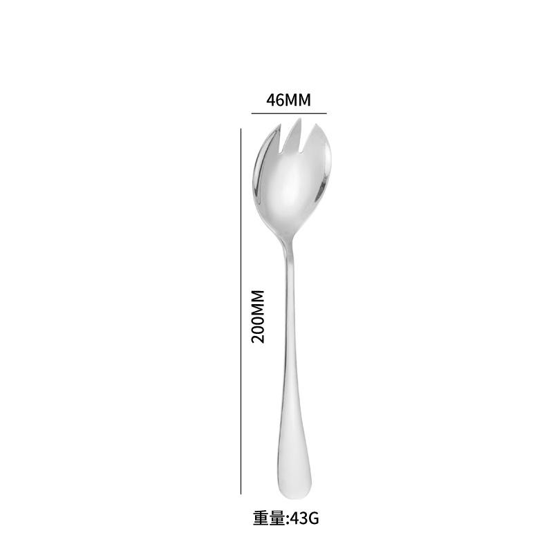 Stainless steel tableware, knives, forks and spoons, western food, golden steak, knives, forks and spoons four-piece set
