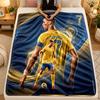 Flannel BlanketCristiano Ronaldo Warm Soft Throw Blanket for Indoor Sofa Bed Living Room Use