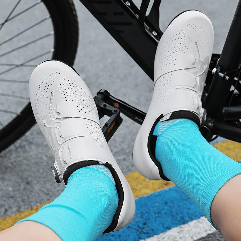 Road Cycling Shoes Breathable Professional Bike Unlocked Lockable Bicycle Footwear Men Women