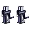 Efficient Hand Cranked Round Mandolin Slicer for Fruit Vegetable and Nut Rotary Cheese Grater and Shredders Supplies