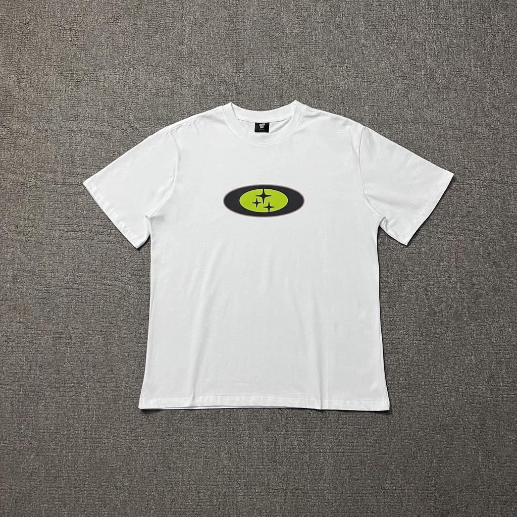Cross-border Foreign Trade European and American High Street Drama Tide Brand Simple Letter LOGO Printing Men's and Women's Casual Loose T-shirt