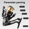 Metal Spinning Reel 5.2/1 Spinning Wheel All Purpose Fishing Spinning Reel Fishing Accessories for Saltwater Or Freshwater